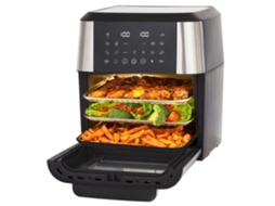 Fritadeira Sem Óleo Xxl 12l Com Forno De Ar Quente, 12 Funções, Grill E Rotisserie, Ecrã Tátil Led, Circulação 360°, Acessórios Incluídos