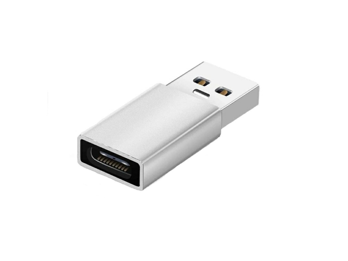 Cabo Usb c para Usb a (fêmea) Prata AOZORZ (macho)