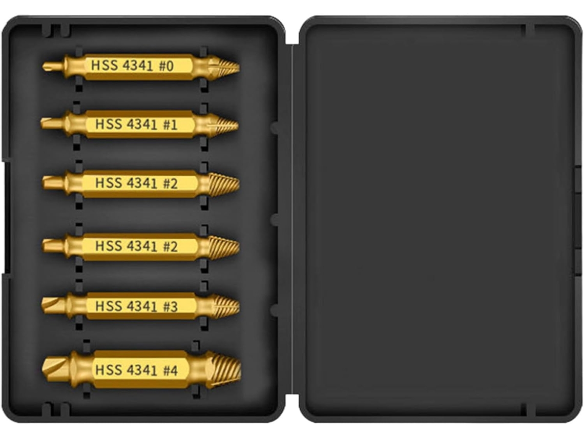 Kit Extrator De Parafusos Danificados - Solte Parafusos Com Precisão