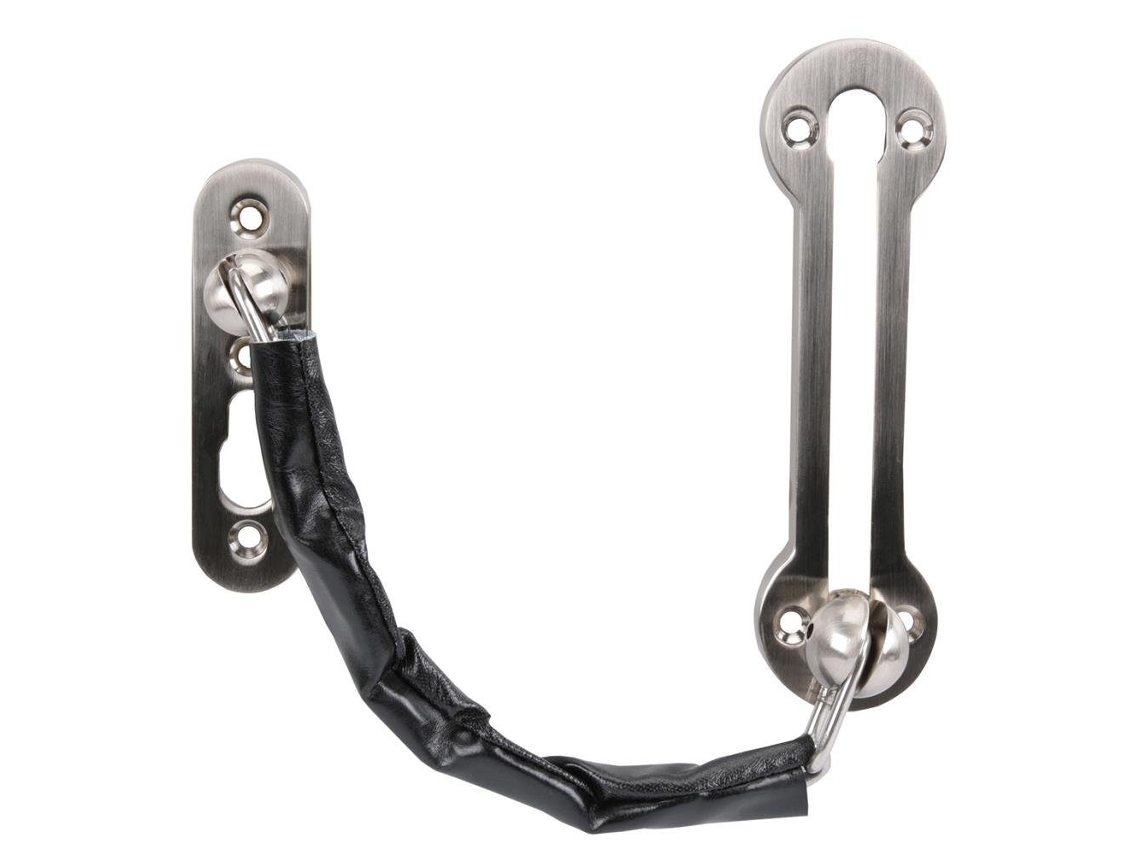 Corrente Antifurto Mais Grossa, Feita De Aço Inoxidável, Com 20 Cm Comprimento, Trava Para Porta.