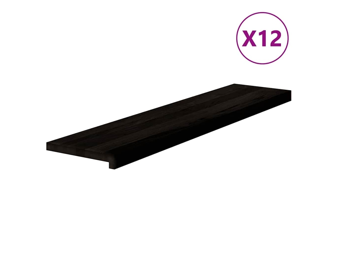 Stair Tread, Stair Treads Vidaxl Marrom Madeira De Carvalho (110 X 30 X 2 Cm)