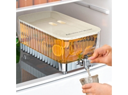 Dispensador De Bebidas Para Frigorífico 5.3l - Chaleira Fria Com Torneira E Filtro Para Sumo E Limonada