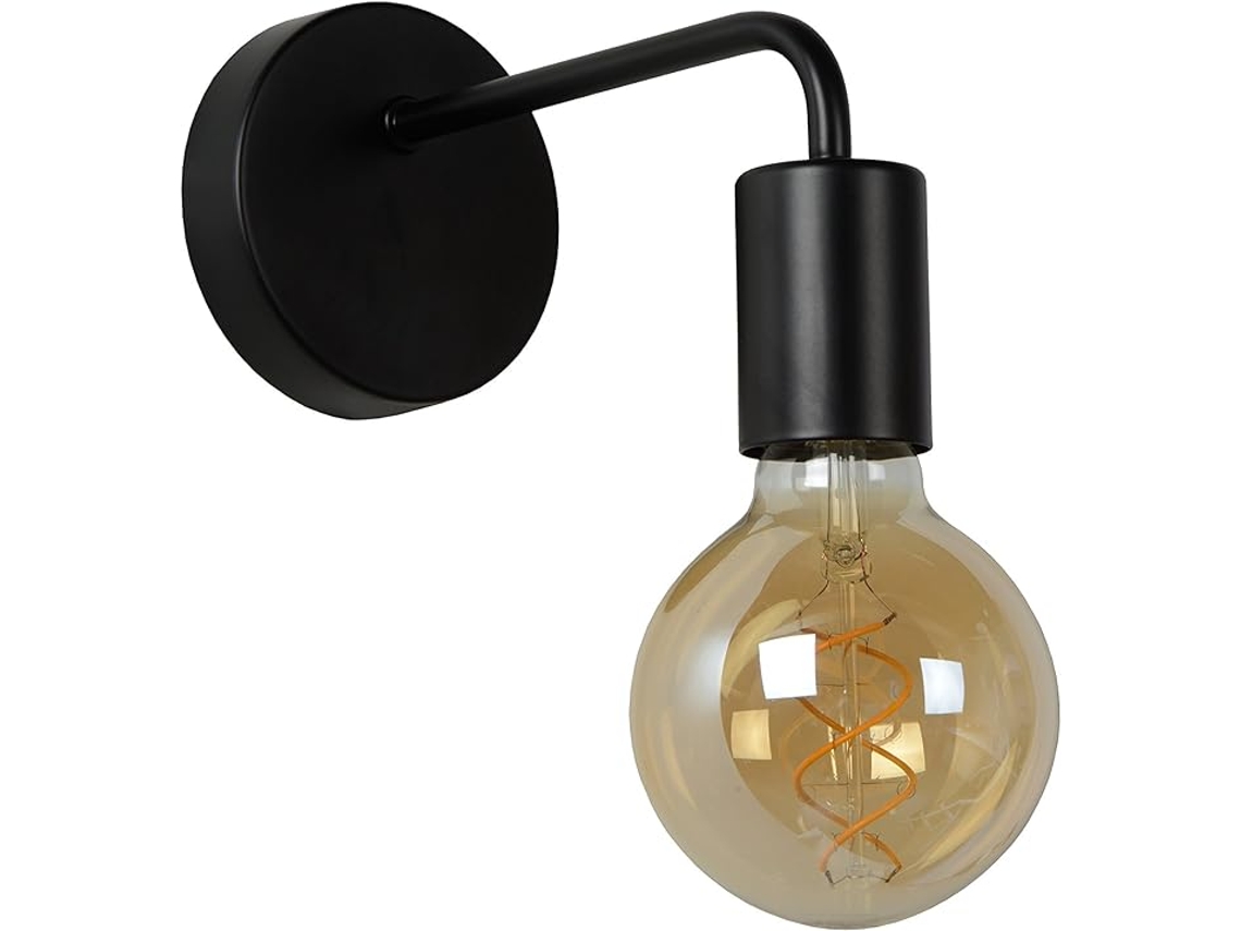 Luminária de parede 1xE27 Preta Classe Energética A++ BRILVIBERA