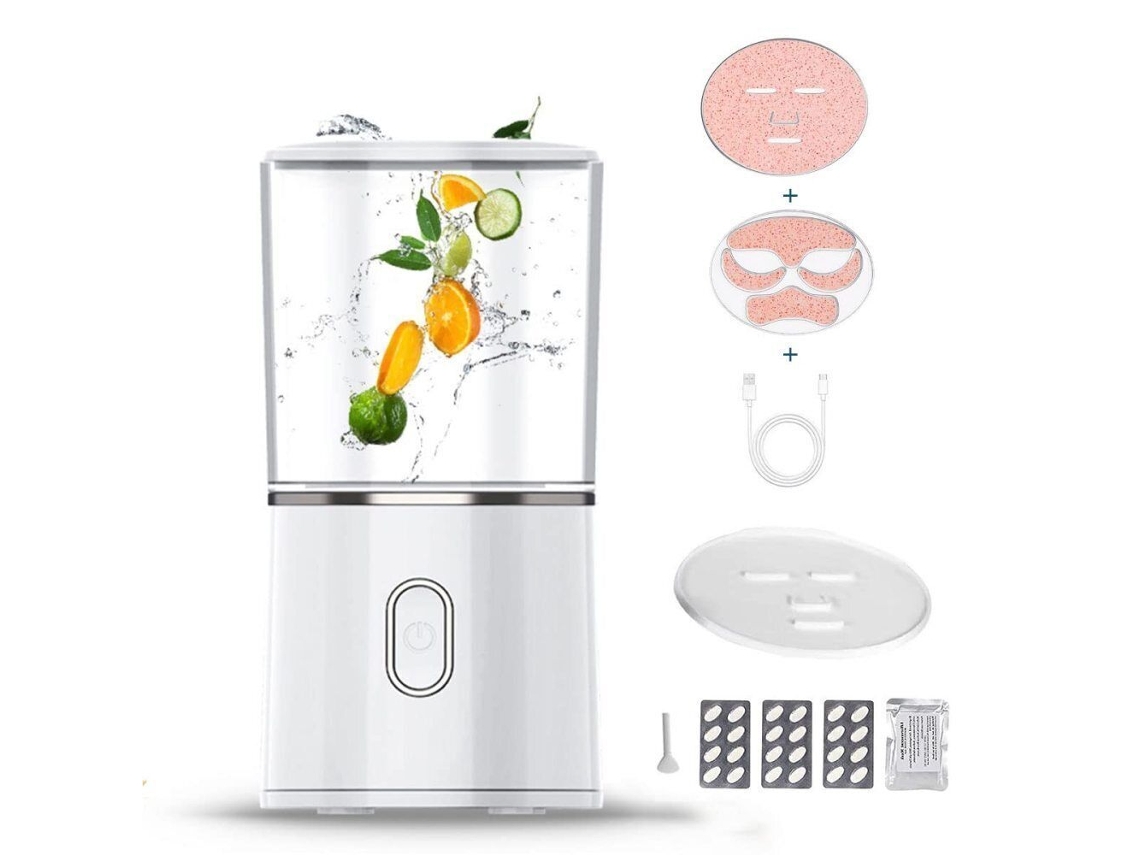 Máquina de Fazer Máscaras Faciais Recarregáveis de Frutas e Vegetais, Faça Você Mesmo, Máquina de Presente SUNNY SPACES