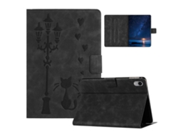 Capa Para Ipad Mini /mini (2021) Com Estampa De Gato E Microfibra Em Couro, Capa Inteligente Para Tablet Slowmoose (2024)