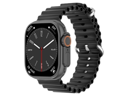 Smartwatch (pulseira De Borracha Black Sea), Tela Hd De 2,1 Polegadas, Compatível Com Comunicação Nfc (near Field Communication).