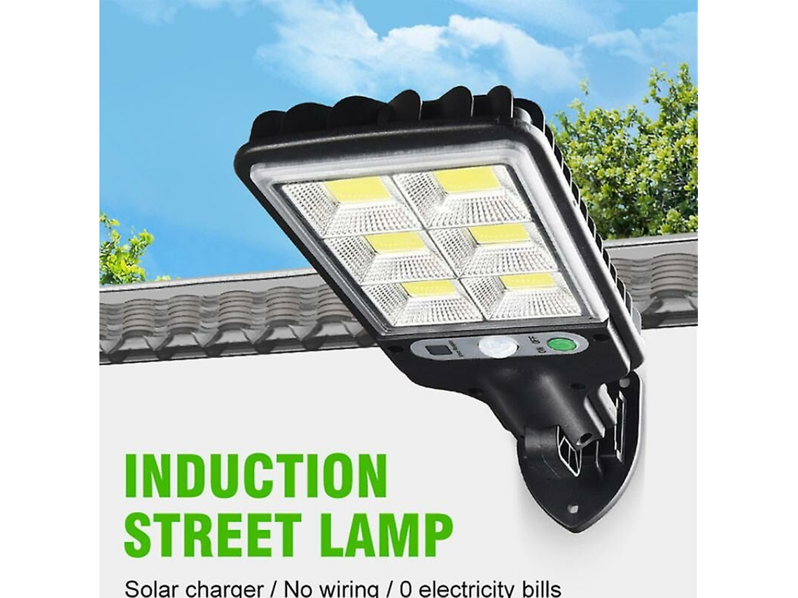 Luminária Solar Externa À Prova D'água com Sensor, 18 Leds AQUAFORGE