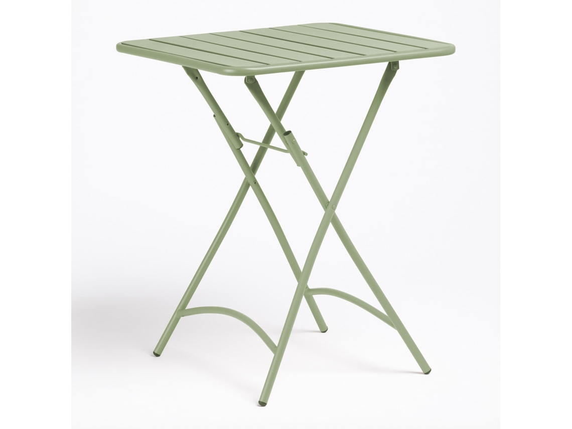 Sklum Mesa De Jardim Quadrada 60x60 Cm Dobrável Em Aço Janti Aço De Carbono Iceberg