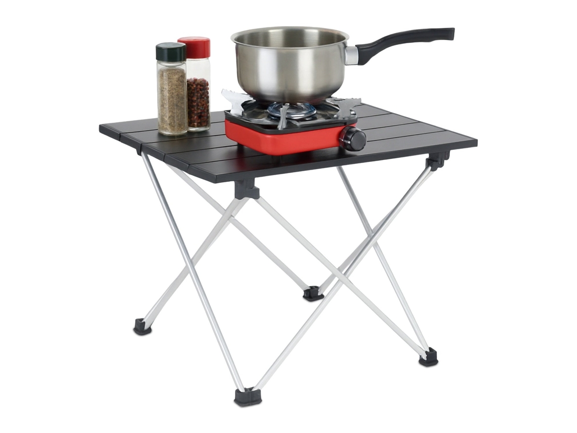 Mesa Dobrável De Camping Em Alumínio Portátil