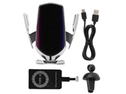 Carregador Sem Fio LAXISCREED Auto Prensão 10w Type c Rápido