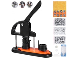 Conjunto Máquina De Botões 25mm Com Cortador Circular E Acessórios Tekmaquinas