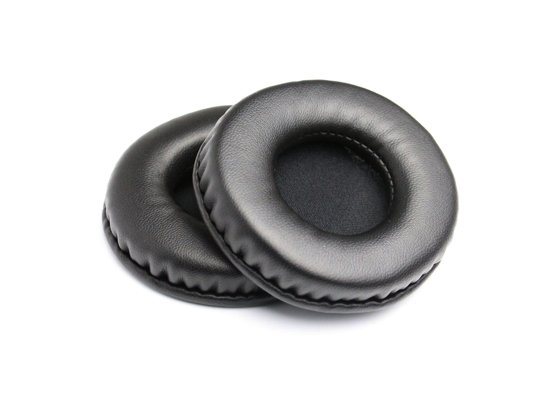 Almofadas Zruxe Para Auscultadores 55 Mm Over-ear Pele Ecológica Preta (substituição Universal)