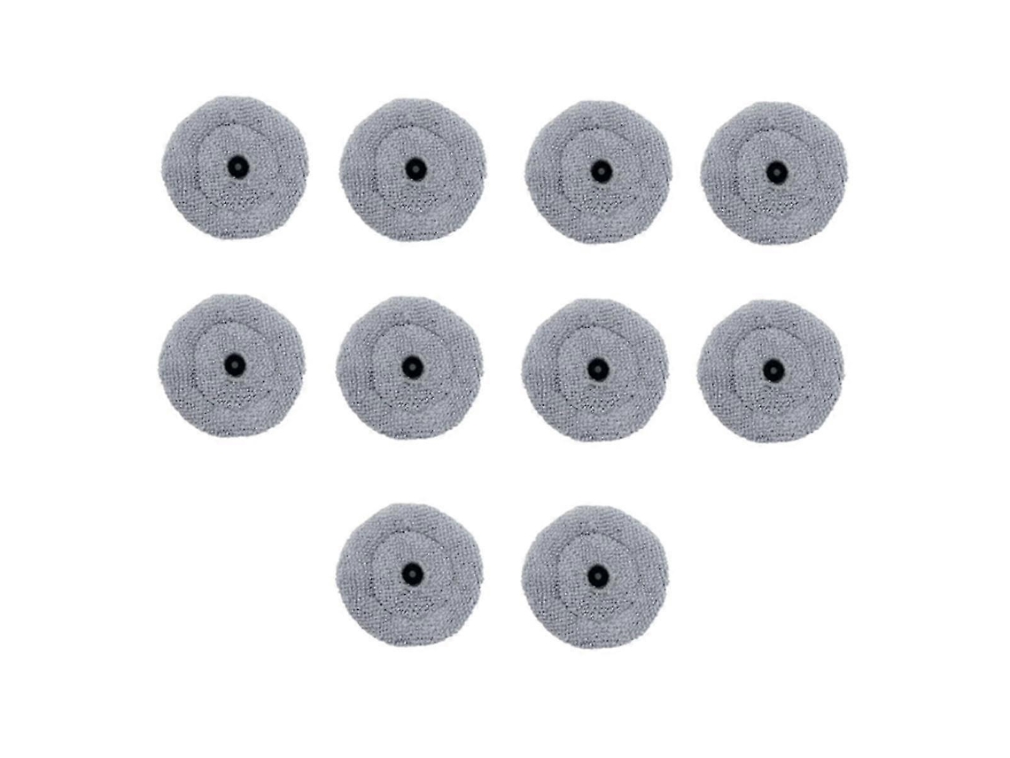 10pcs Round Mop Cloths For S8 Maxv Ultra G20s Robot Vacuum Cleaner Replac_glo