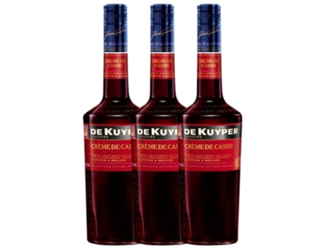 Licores De Kuyper Crème de Cassis 70 cl (Caixa de 3 unidades)