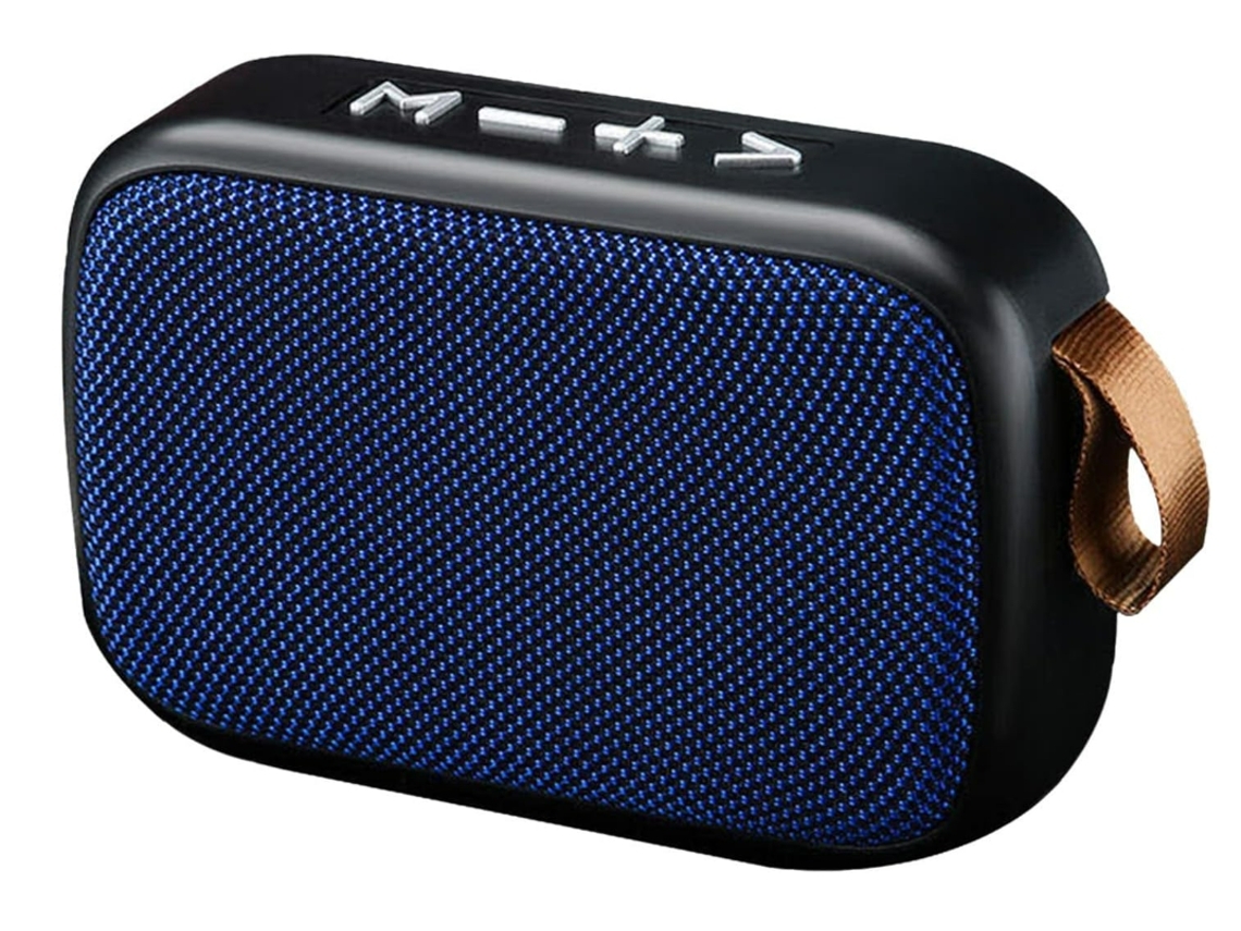 Altifalante Bluetooth Portátil Estéreo Sem Fios Com Subwoofer Suporte Para Usb/tf/rádio Fm G2 Azul Lalamoli (Recondicionado Como Novo)