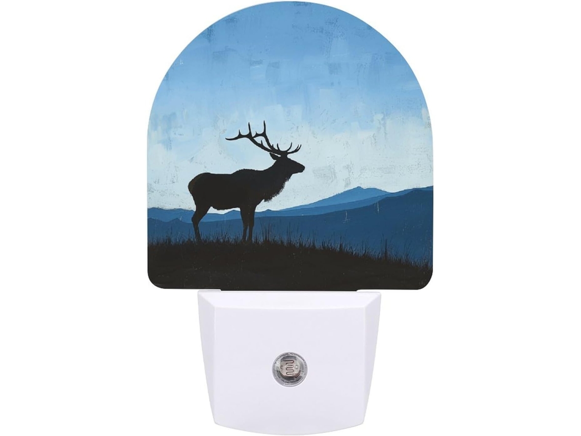 Luminária de parede noturna, silhueta para visualização, luz noturna LED com sensor de movimento, luz branca suave.
