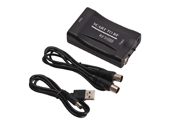 Adaptador conversor coaxial Slowmoose SCART para RF de sinal digital SCART para sinal RF analógico