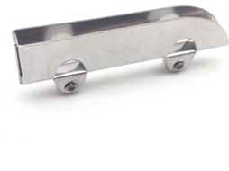 Conjunto De 8 Roletes Para Porta Vidro Deslizante, Operação Suave E Silenciosa, Polia De Aço Inoxidável 5mm Com Grampo