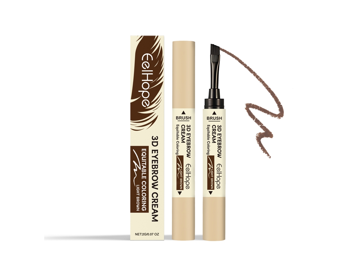 Creme de Sobrancelha Marrom Claro Duradouro