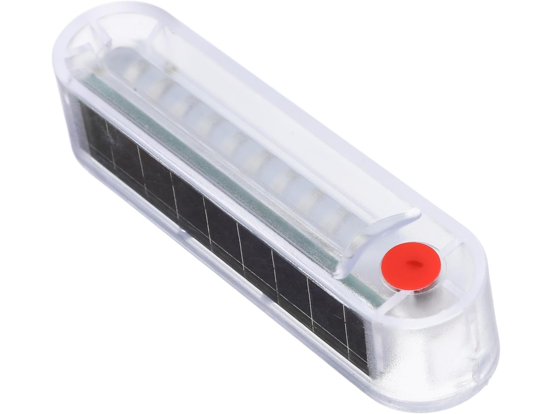 Luz Anticolisão Com Energia Solar Para Carros E Motos, Abs Branco, 3w, 5v
