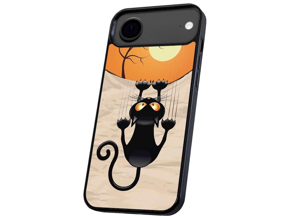 Capa Para Iphone 17 Air Com Estampa De Gato Arranhando