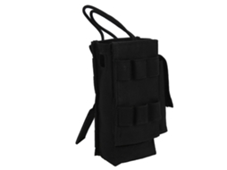 Bolsa Impermeasure Radio Molle com Bolsa Lateral Preta