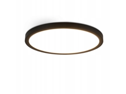 Nettlife Teto Led Ø 30 Cm - 24 W, Preto, 3000 K - Iluminação Contemporânea Para Cozinha, Casa De Banho, Corredor, Quarto