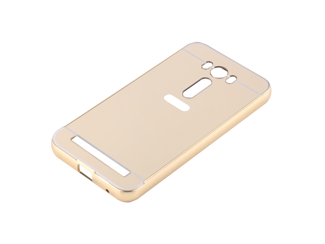 Capa de telefone com moldura de metal e capa traseira macia para Asus Zenfone 2 Laser Ze500kl EOOCOO