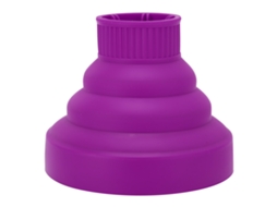 Difusor Plegável Universal Para Secador De Cabelo Portátil De Viagem Roxo