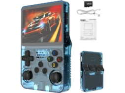 Console Portátil Retrô com Mais de 15.000 Títulos Clássicos, Tela Ips de 3,5 Polegadas, 64gb AQUAFORGE
