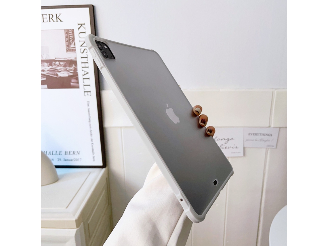 Capa Para Ipad Air 3 10.5/pro 10.5 Cinza Proteção Com Amortecimento De Ar Fosco Tuotuo