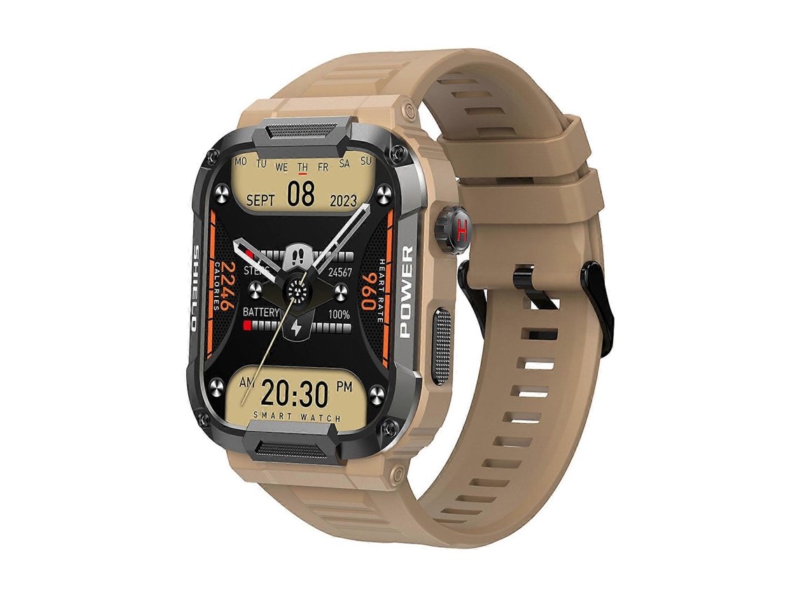 Relógio inteligente MK66, tela sensível ao toque, chamadas Bluetooth, relógios esportivos para atividades ao ar livre para e-bike