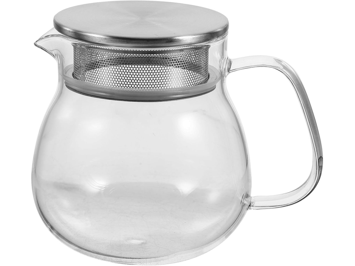 Bule De Vidro Com Infusor E Alça Ergonômica
