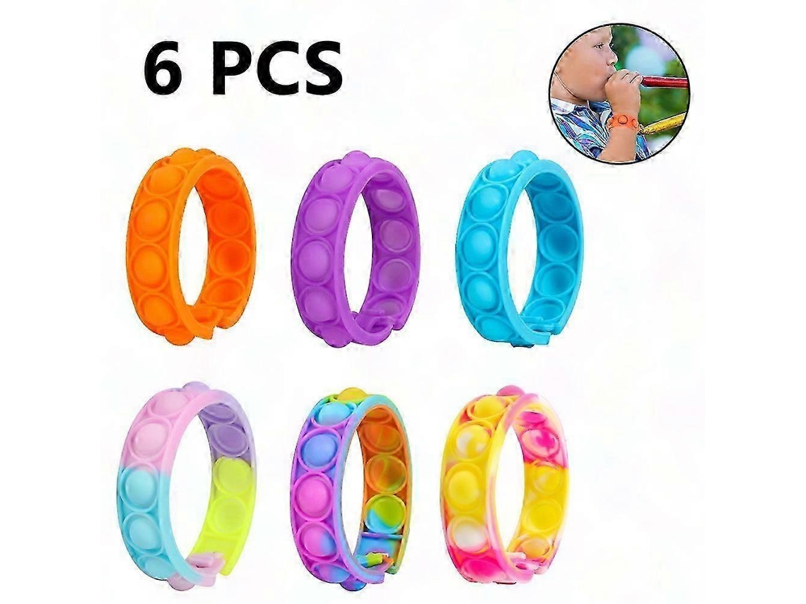 Conjunto De Pulseiras Push Pop Multicoloridas