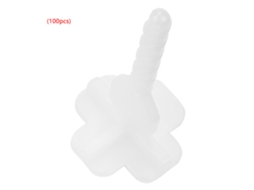 100 Piezas/conjunto Sistema De Nivelamento De Ladrilhos Base Ferramenta Plástica Para Parede E Chão (f01c3)