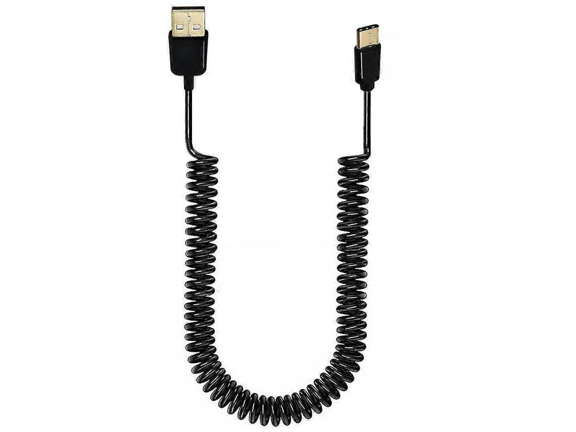 Cabo Extensor De Carregamento Usb 3.1 Tipo C Macho Para Usb 2.0 Macho Com Mola Nostalgia88