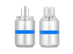 Conector De Energia Elétrica Com Conectividade De Alto Fidelidade E Platina De Ródio