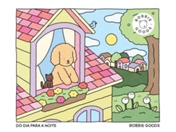 Livro Do Dia Para A Noite - Day To Night - Livro De Colorir Oficial Bobbie Goods Edição Oficial De Bobbie Goods (português)