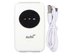 Modem Wifi 5g Desbloqueado Com Slot Para Cartão Sim Modem Wifi Usb 4g Lte, 300 Mbps Slowmoose