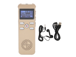 Aetheria gravadora de Voz Digital com Ativação por Voz 220h Gravador de Som Mp3 8g com Microfones Duplos para Aulas Reuniões