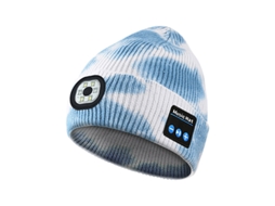 Gorro De Led Eifson Com Bluetooth, 4 Leds, Luz De Corrida Sem Fio Com Música (azul)