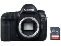 Kit Máquina Fotográfica CANON EOS 5D IV + SanDisk 64 GB (Full-Frame)