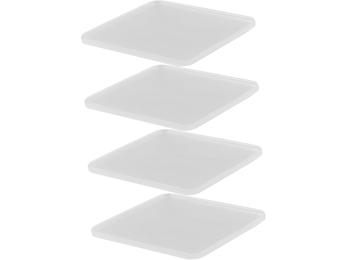 Homoyoyo Conjunto De 10 Almofadas Gel Antiderrapantes Em Pvc Para Pés Cadeiras E Armários, Com Absorção De Impacto E
