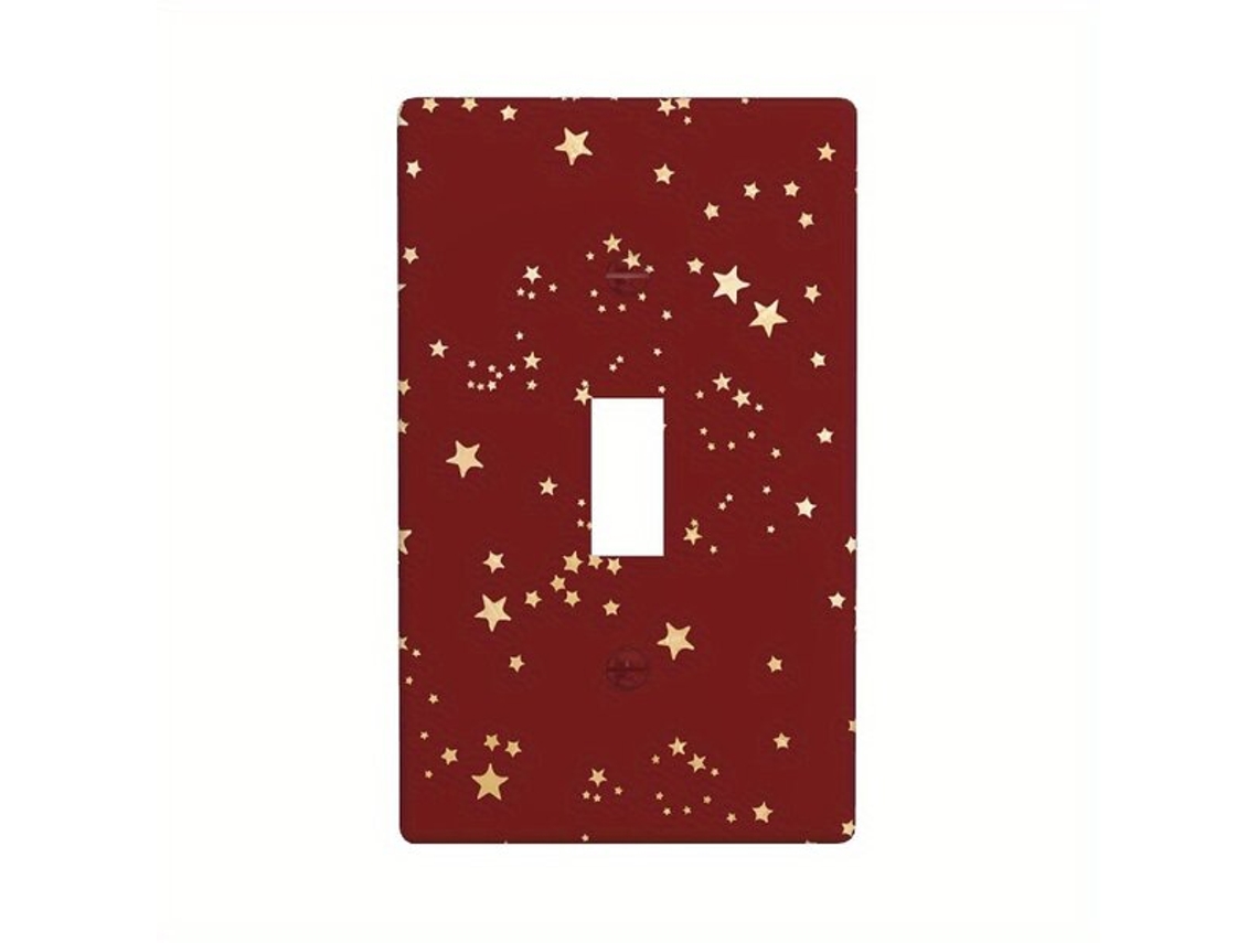 Interruptor De Parede Com Padrão De Estrela Festiva.vayotoy