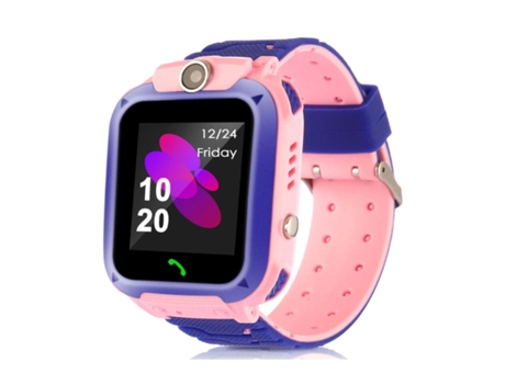 BEMI K1 See My Kid Wi-Fi / Sim Gps Tracking Kids Watch com Chamada de Voz e Câmera de Bate-Papo Rosa