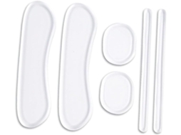 Conjunto De 3 Protetores Calcanhar Em Gel Antifricção, Transparentes, Para Esporão Do Calcâneo, Palmilhas Plantares Para