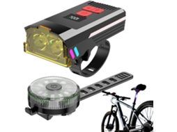 Conjunto De Luzes Ciclismo Super Brilhantes, À Prova D'água E