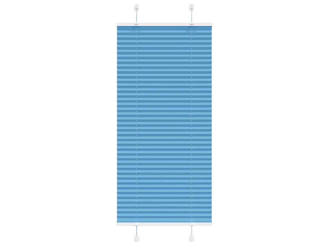 Pleated Blind, Pleated Blinds Vidaxl Azul Tecido (65 X 150 Cm)