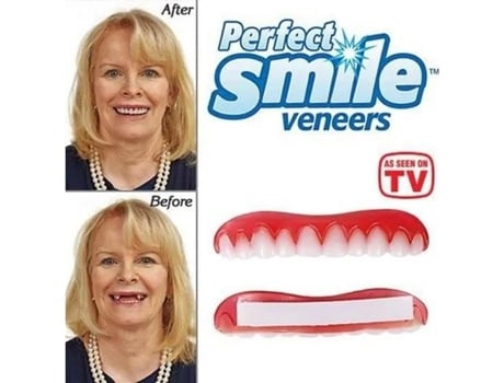 Veneers Sorriso Perfeito Dente De Substituição Reutilizável E Removível Para Um Sorriso Radiante Adulto Branco Perfect Smile