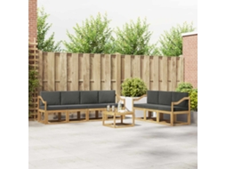 Vidaxl Conjunto De Sofás Para Exterior 7 Pcs
